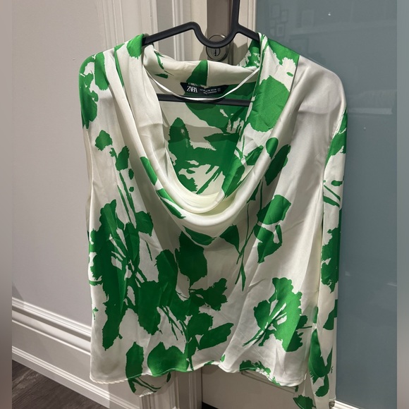 Zara cowl neck blouse - Picture 2 of 2